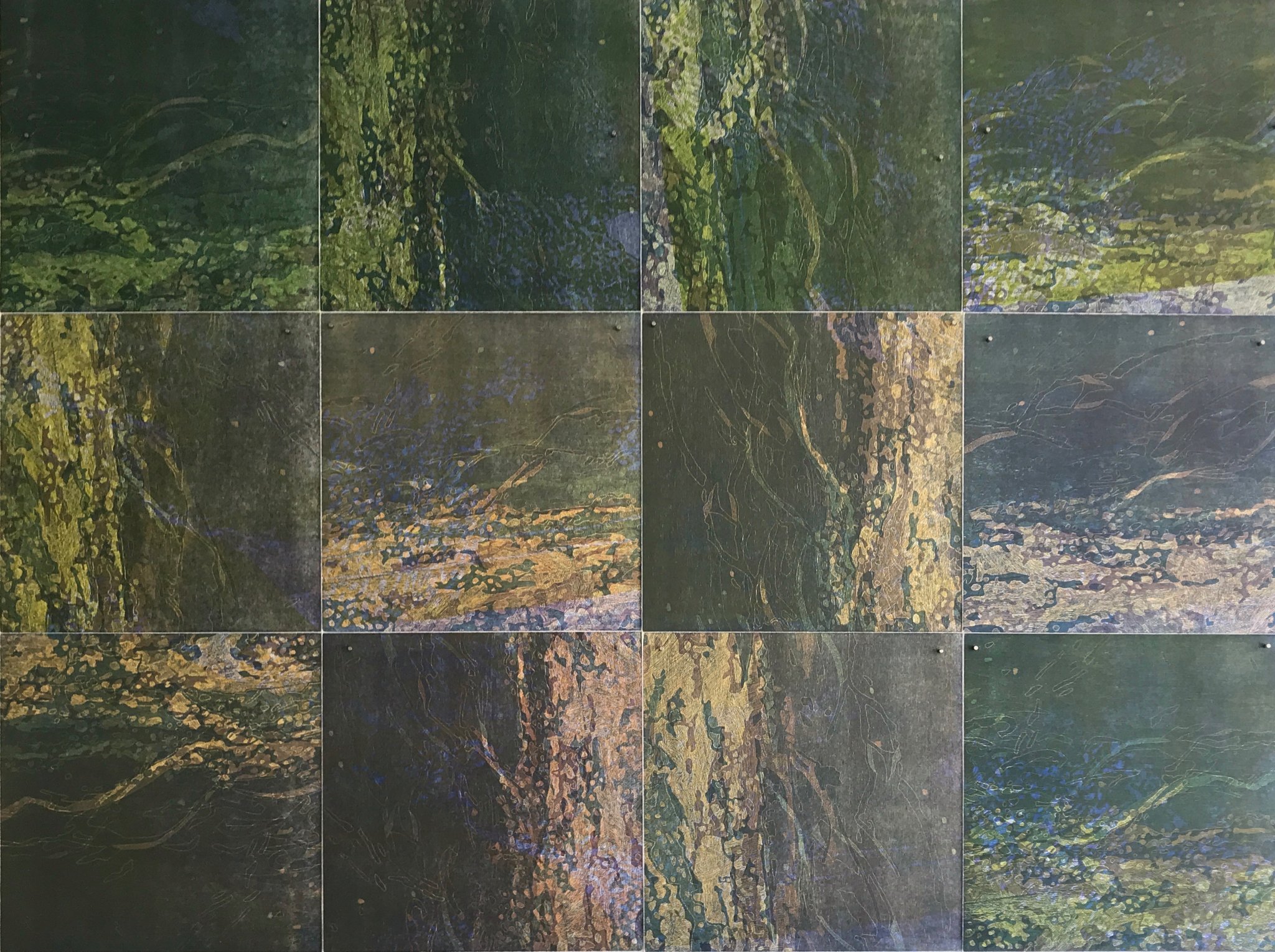 Waldlichtung am Bach