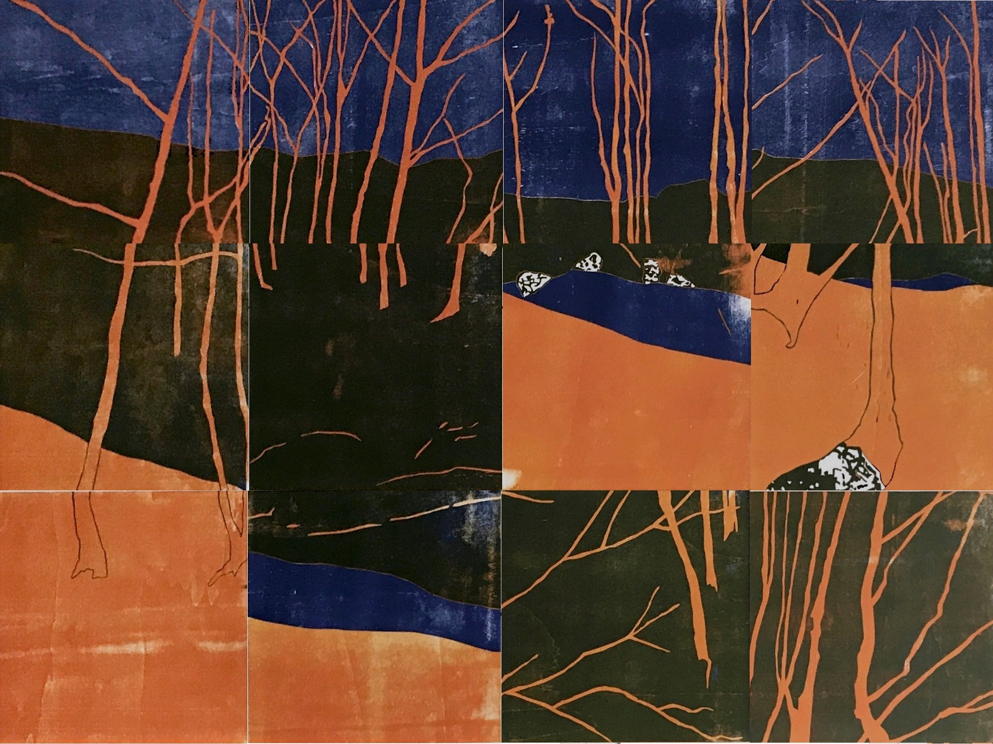 Komposition I (Sonnenuntergang)