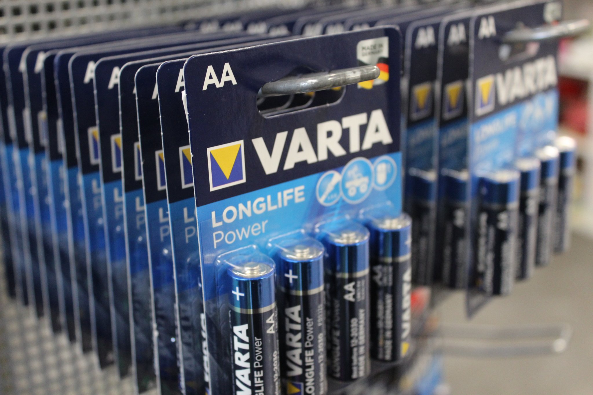 Varta-Batterien, damit alles funktioniert