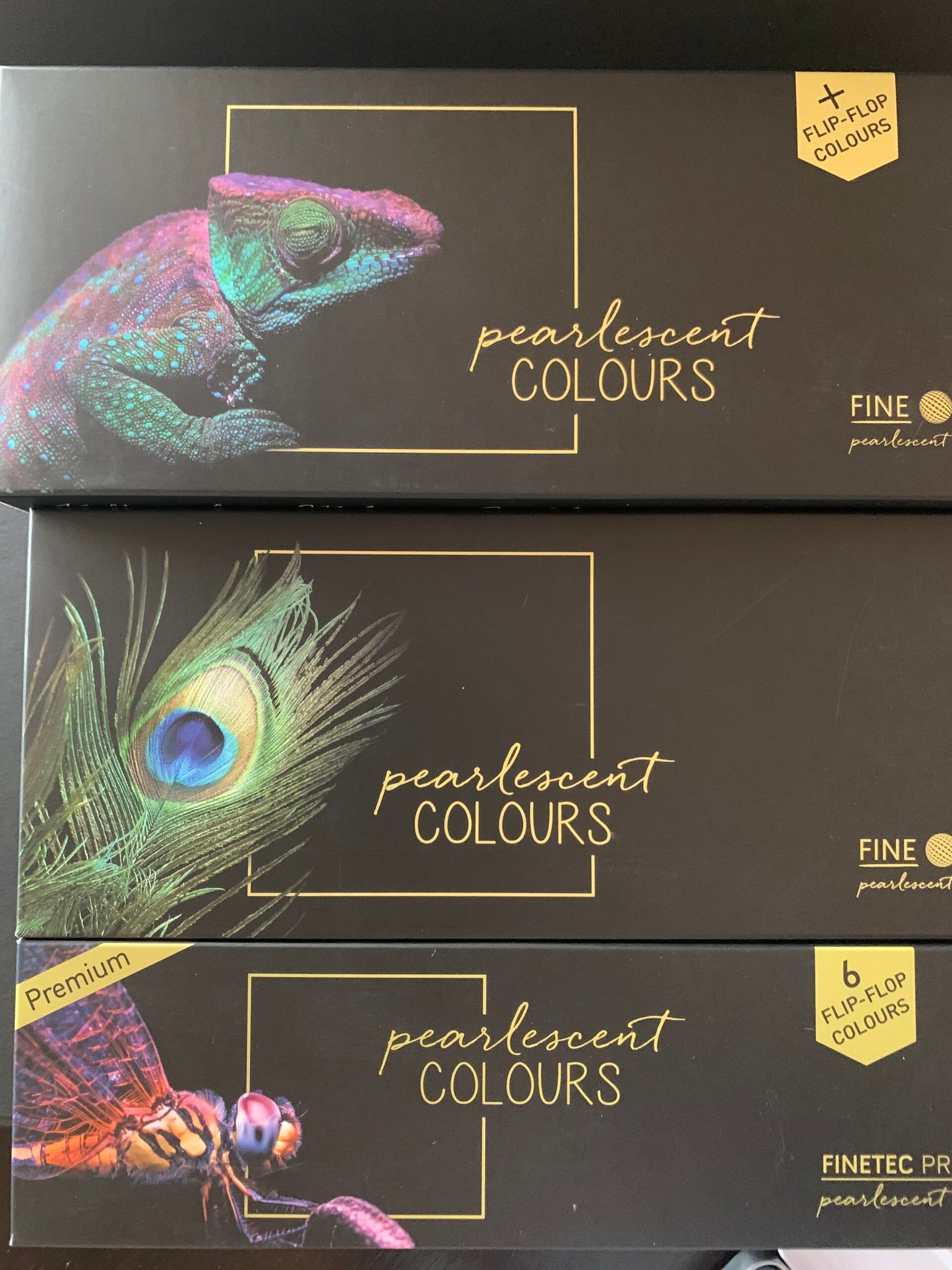 Finetec-Malkasten mit Metallic-Farben