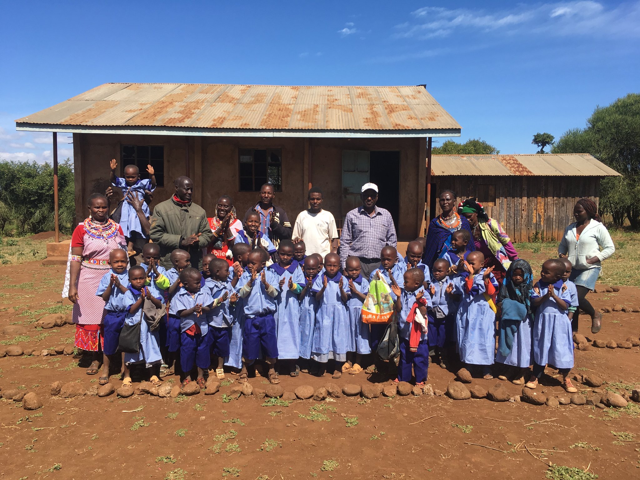Die Kinder der Enduet Nursery School