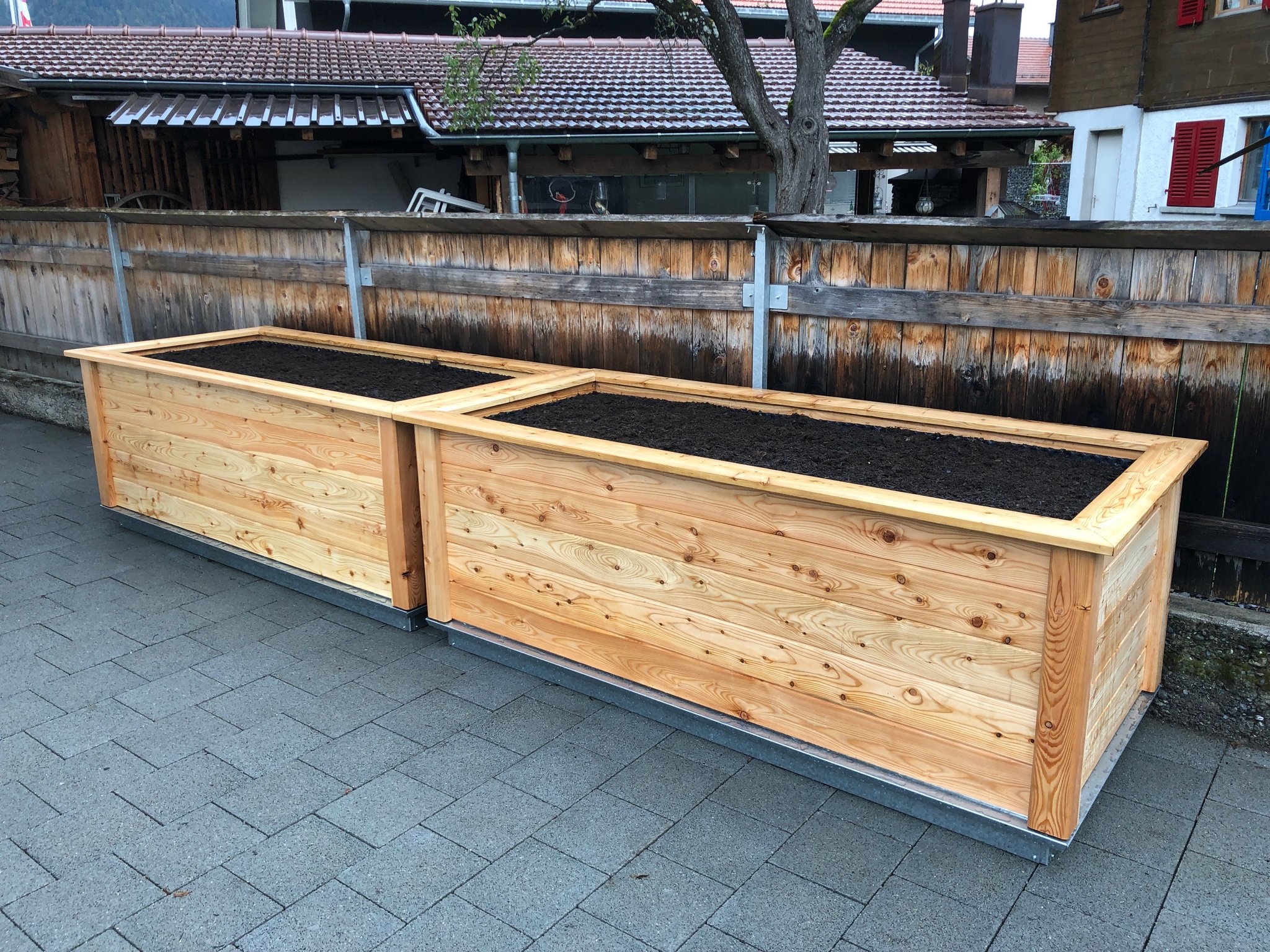 Hochbeete aus Lärchenholz