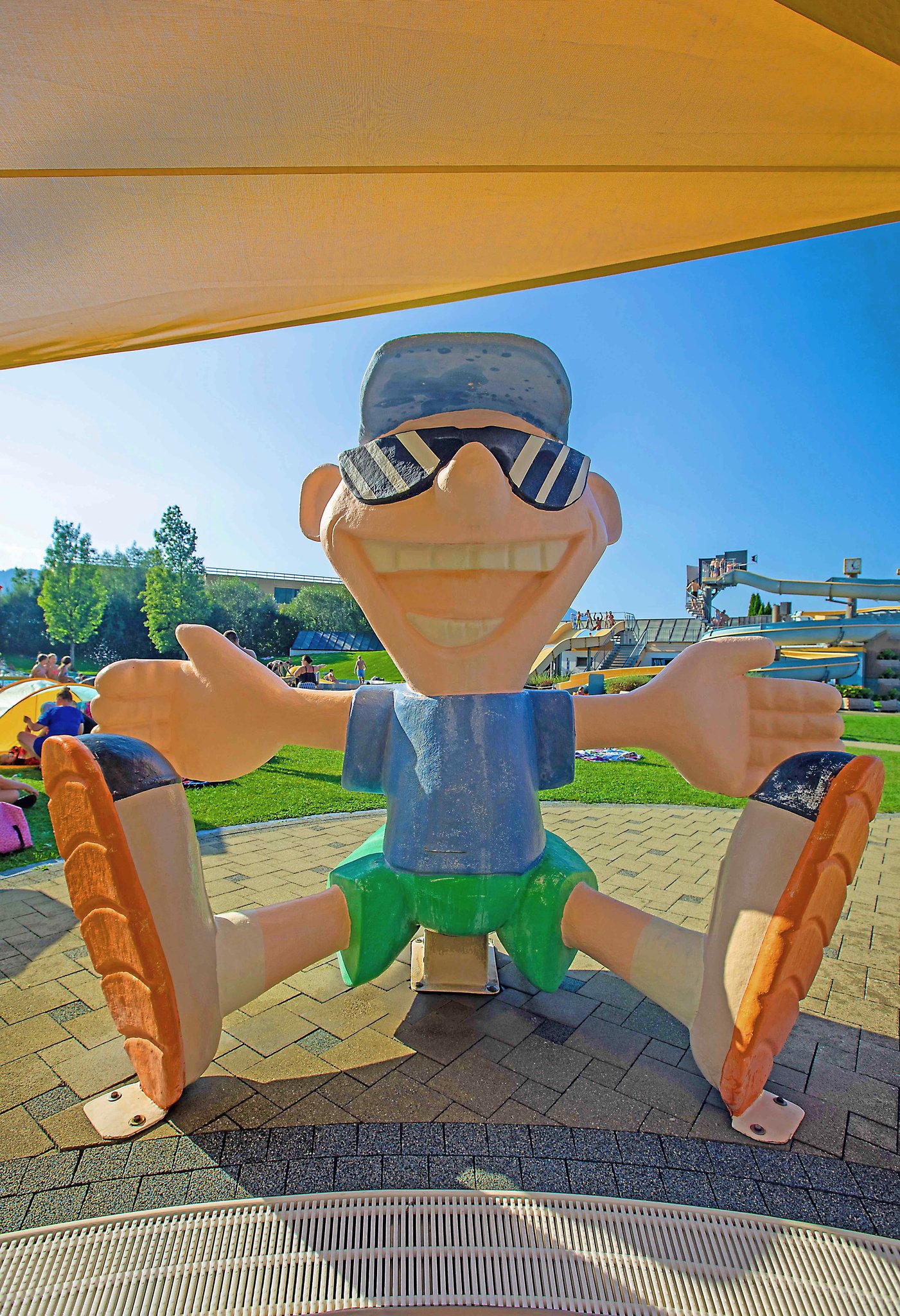 Unser Hallo du Mander`l mit Wasserspritzfunktion