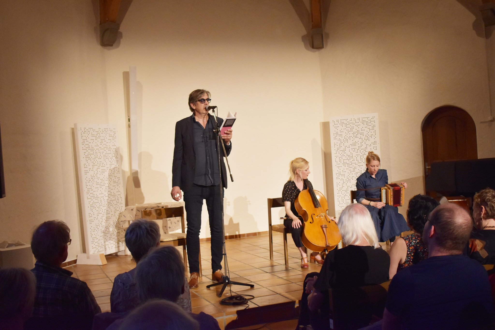 Die drei KünstlerInnen harmonierten sehr gut