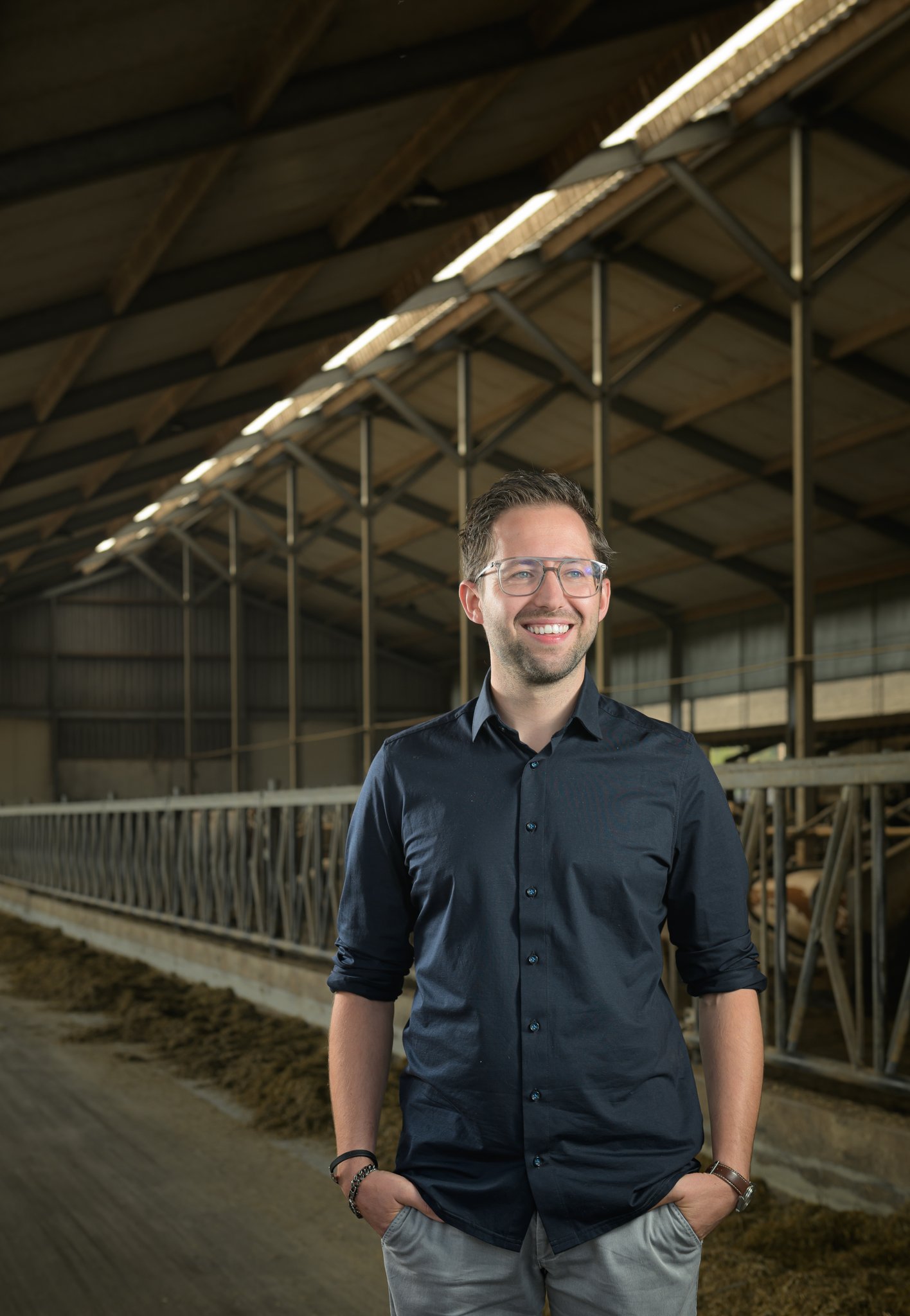 Portret van medewerker van BioNatIn in Son en Breugel door Jordy Leenders van Axis Studio.