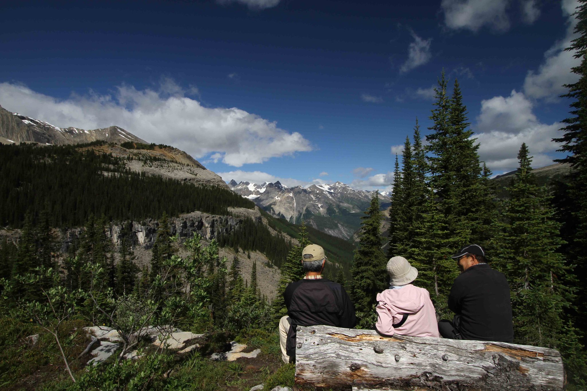 ヘリを待つ場所も絶景です