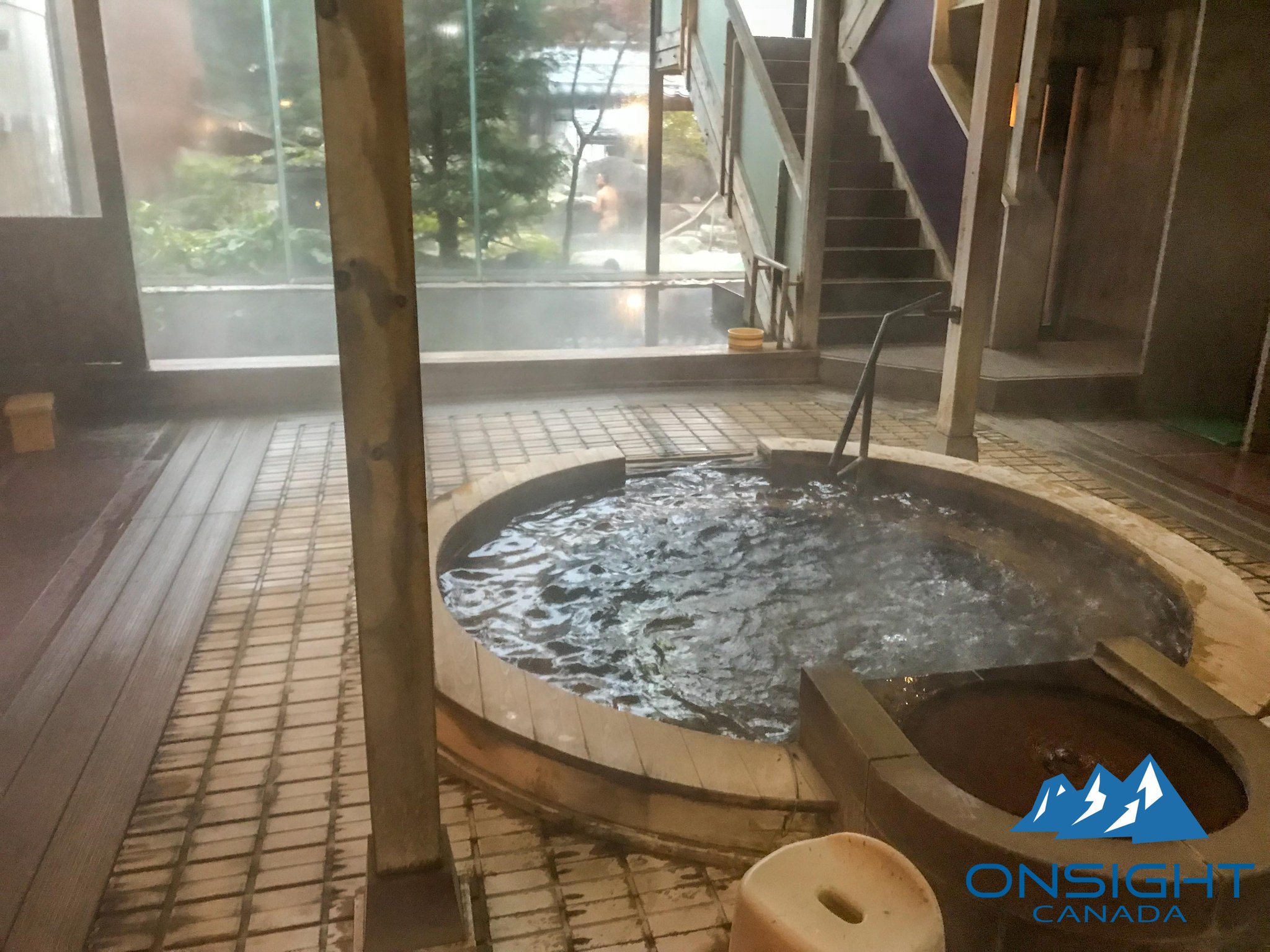 Inside onsen