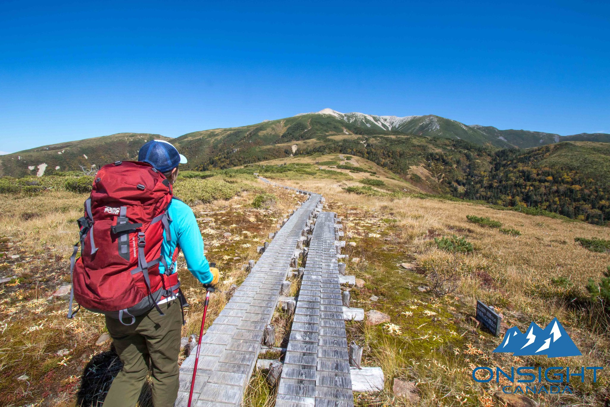 High alpine traverse