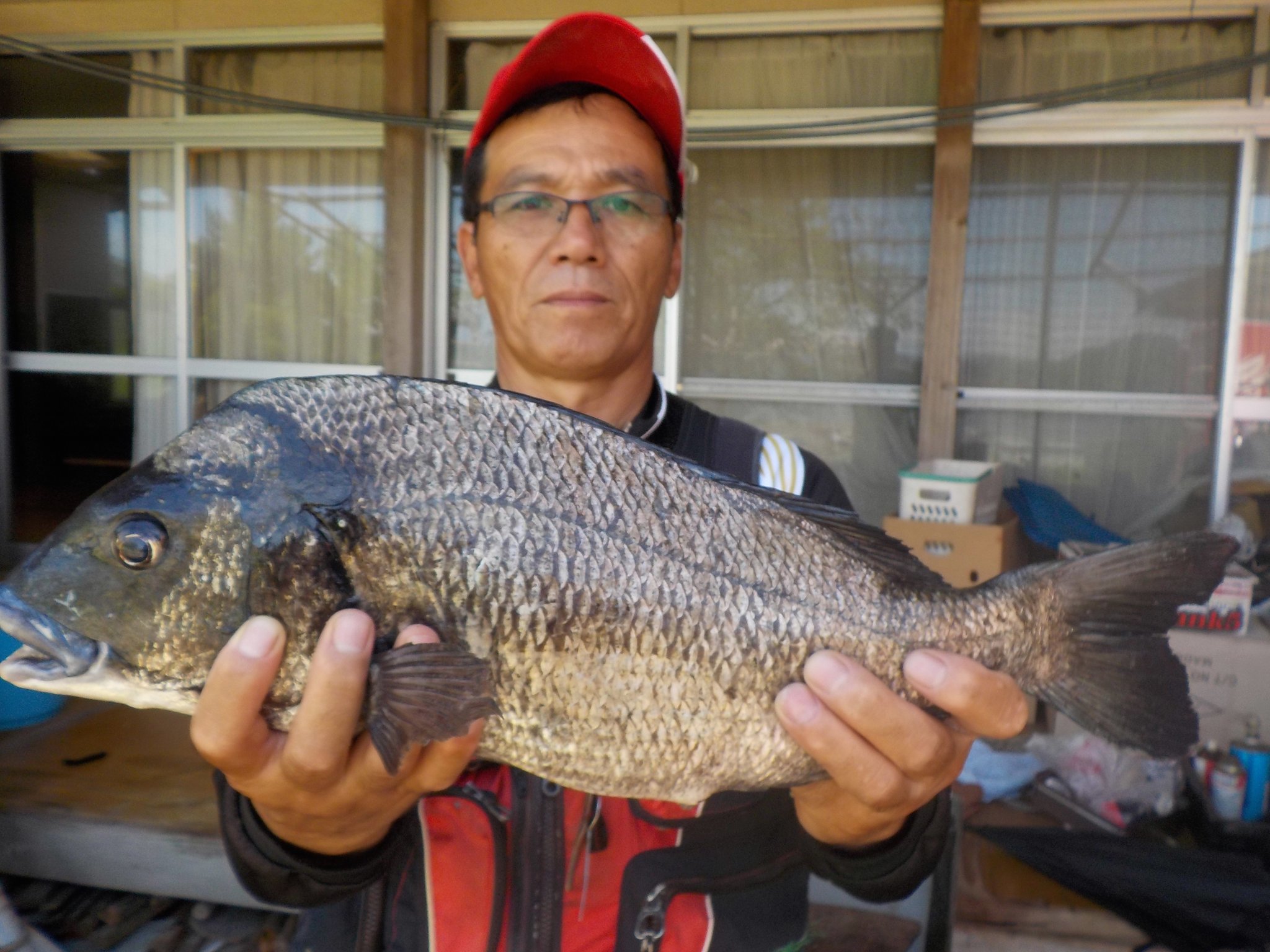 ７月９日　ボート釣りで川端さん　ガバチヌ５１㎝