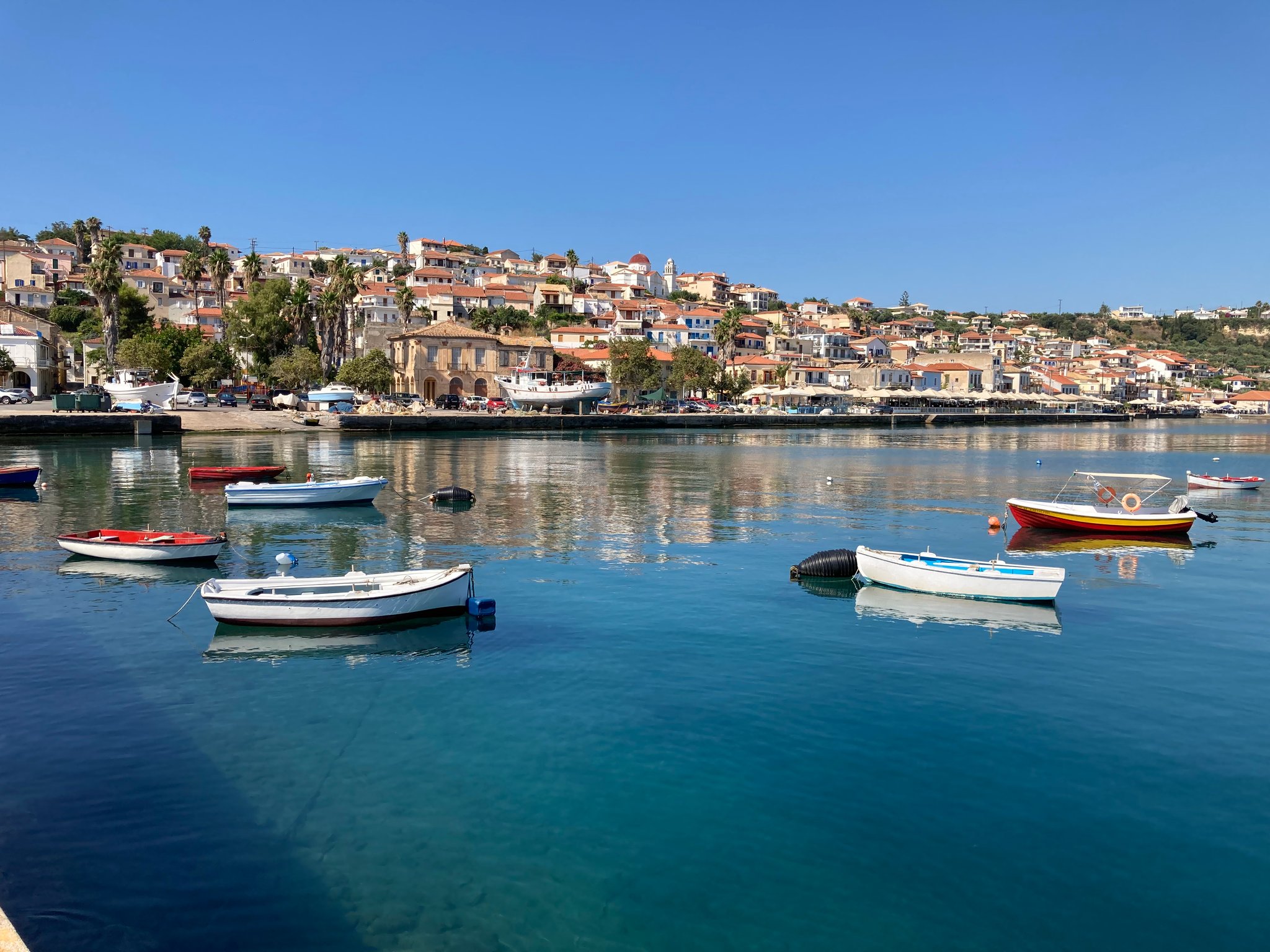 Koroni von der Mole aus