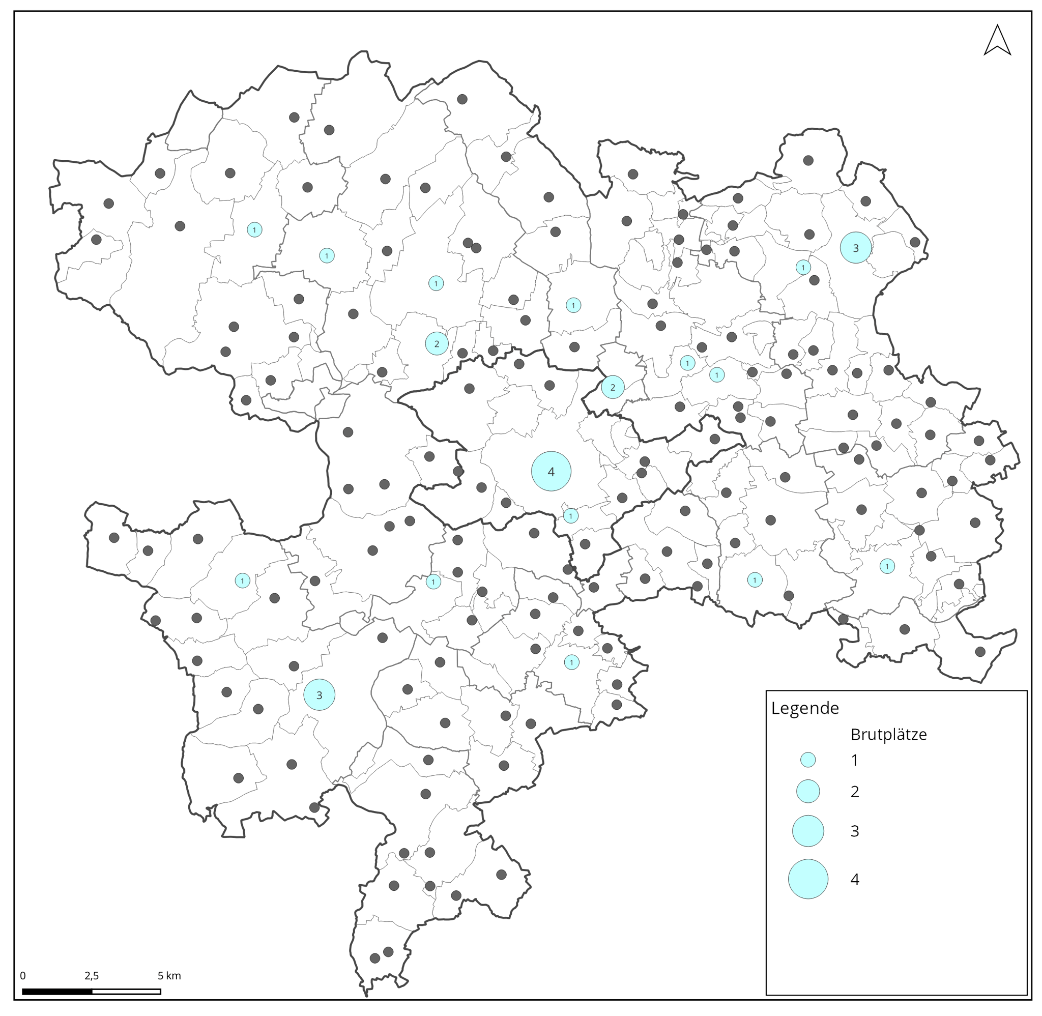 Anzahl Brutplätze Mauersegler