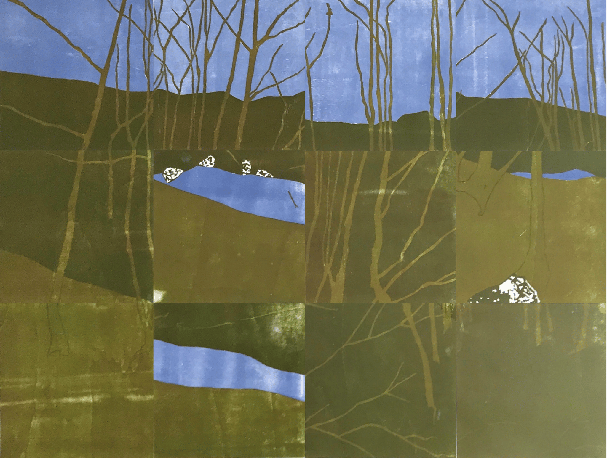 Komposition III (Einhorn)