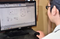 ▲ CAD設計の様子