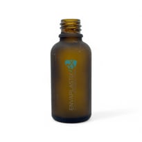 Frasco de vidrio matizado, envases de vidrio