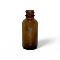 Frasco de vidrio ámbar, envases de vidrio