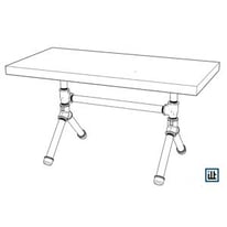 Bauplan Tischgestell Beistelltisch Couchtisch Loungetisch Schemel aus Rohren