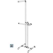DIY Bauplan für freistehenden stummen Diener Herrendiener aus Stahlrohr Industrial
