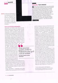 lmc france mina daban aude charbonnier fx mahon yolande arnault rose magazine leucemie myeloide chronique