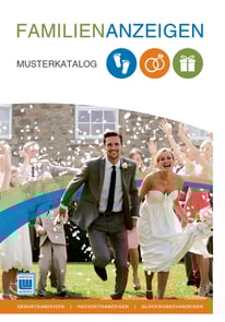 Musterkatalog "Geburt" für Anzeigen in der Zeitung "Snevern aktuell" oder der Zeitung "Hüt un Lüd", gesetzt bei Astrid Röben Printmedien in Neuenkirchen.
