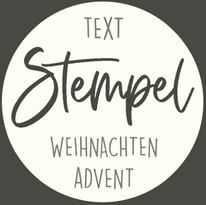 Textstempel "Weihnachten / Advent"
