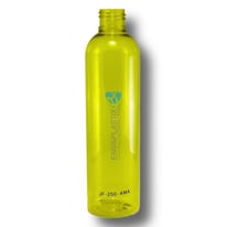 Envase PET boston amarilla 125ml., Botella sonata amarilla