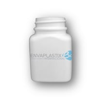 pastillero cuadrado de polietileno de 80 ml, capsulero cuadrado 