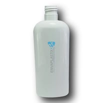 Botella oval de PET blanca