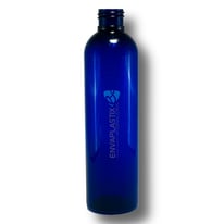 Envase boston 125ml. cobalto, Botella PET azul