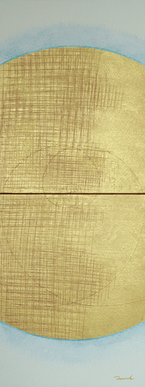 SUNSHINE of LOVE  2   318mm*820mm   F6*2   2024  acrylic on canvas, wood