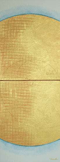 SUNSHINE of LOVE  3   318mm*820mm   F6*2   2024  acrylic on canvas, wood