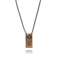 Anhänger und Collier in Rotgold aus der Schatzkarten Kollektion der Goldschmiede OBSESSION Zürich und Wetzikon
