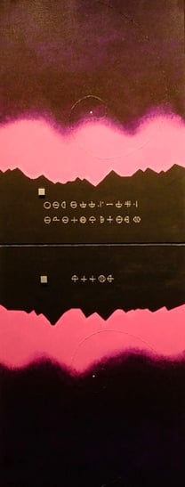 MAGICAL MIDNIGHT 7     318mm×820mm  F6×2  Acrylic, wood   2015  