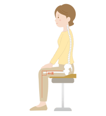 骨盤コントロール補助器「ニュートラル」の使用方法④　姿勢改善・歩き方改善ラボ【㈱n-position】骨盤コントロール補助器「ニュートラル」開発会社