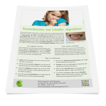 Tipps vom Zahnarzt zur sanften Entwöhnung von Daumen und Schnuller. (© Doc S)