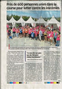 la provence borely lmc france course contre leucemie myeloide chronique