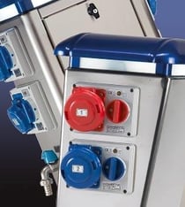 Torretas de suministros de acero inoxidable para pantalanes