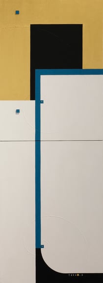 A.I. <KIMONO>  2  333mm×910mm  P8×2   Acrylic, wood   2017