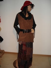 Rock,Bluse,Gilet,Gurt Fr.38.-