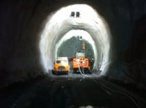 Excavation à l'explosif à Sigirino (Ceneri)