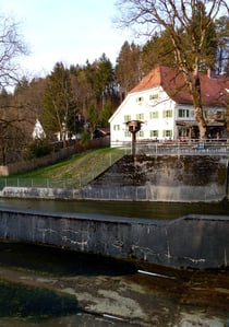 Gaststätte mit Biergarten