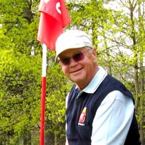 Rolf Hartenstein, Captain der Seniorenmannschaft 2011. Golf-Club Freudenstadt. Foto Rainer Sturm stormpic.de