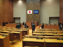 議場の様子です。