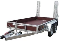 Baumaschinentransporter, Baggertransporter, Gabelstapler, Staplertransporter, Gabelstaplertransportanhänger