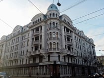 Former Soviet KGB headquarters building in Riga