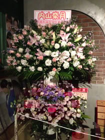 内山奈月生誕祭フラワースタンド
