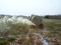 破棄される牛乳