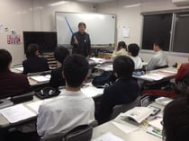 高校生になった塾生達に、生授業をする塾超