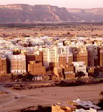 Shibam- Stadt aus Lehm