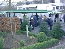 reges Treiben auf dem Außengelände