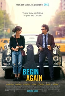 begin again affiche poster